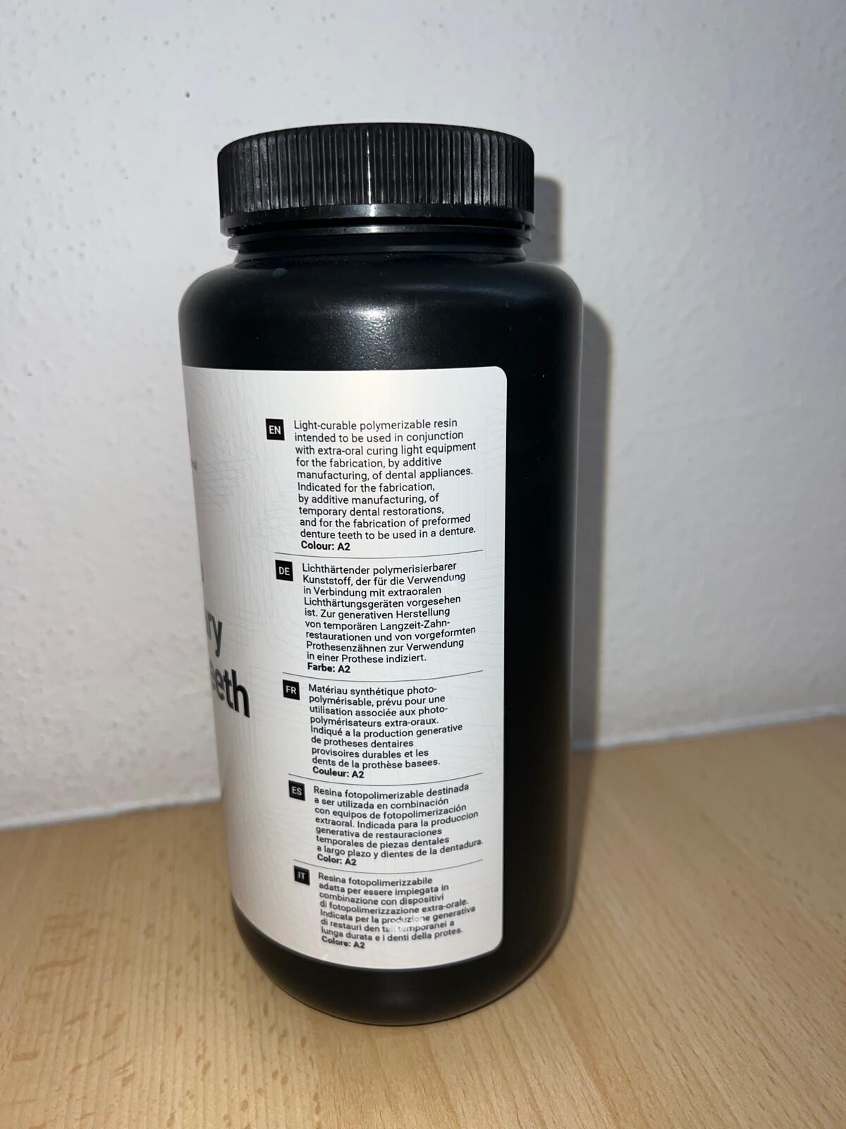 Temporary Crown & Teeth Resin Kunststoff, SprintRay EU, A2, 1000 ml | 342960