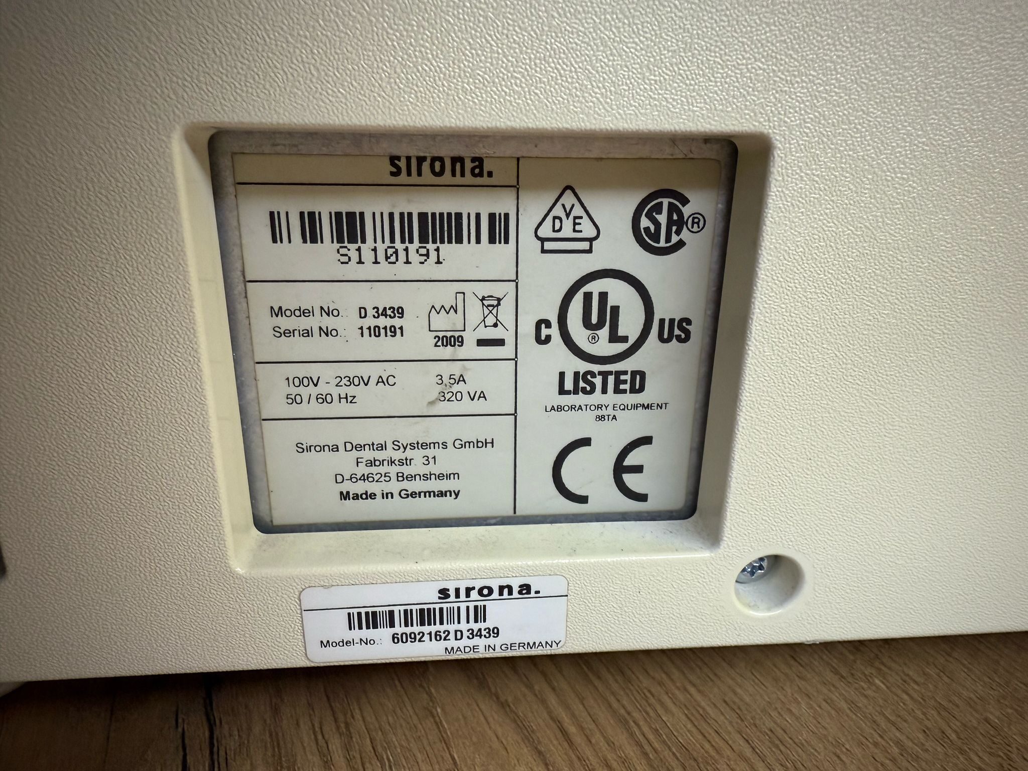 Sirona CEREC MC XL Dental Milling Machine | Fräseinheit Schleifeinheit CAD CAM | 345390