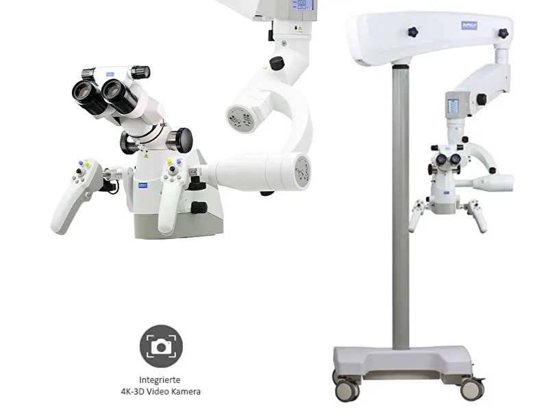 Mikroskop ElektroMag (OMS3200 R2) inkl. 4K 3D Video Kamera – Rollenstativ | 344954