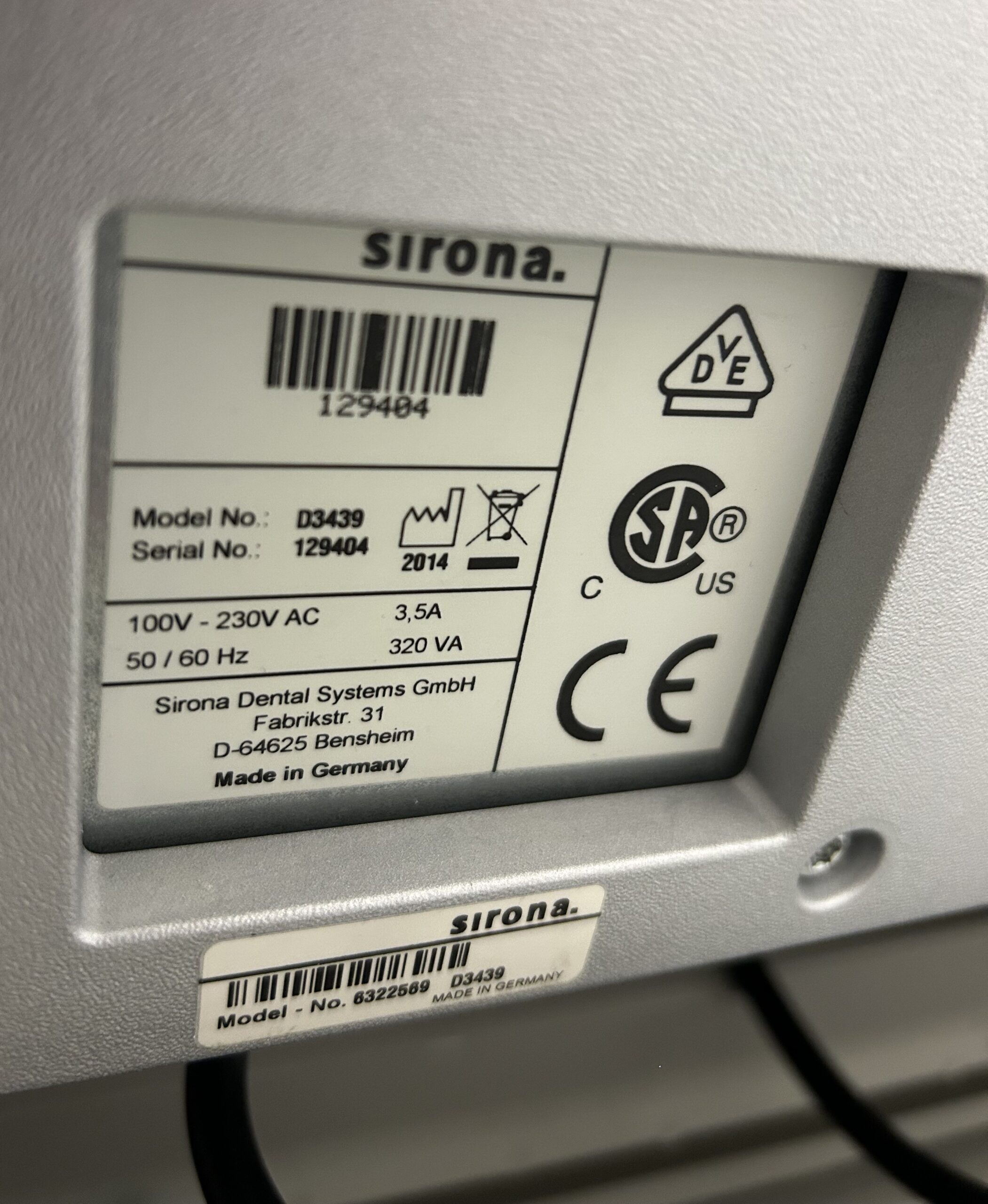 Sirona Cerec inLab MC XL – Dental Fräs- & Schleifeinheit | Top gepflegt | Komplett mit Zubehör | 344611