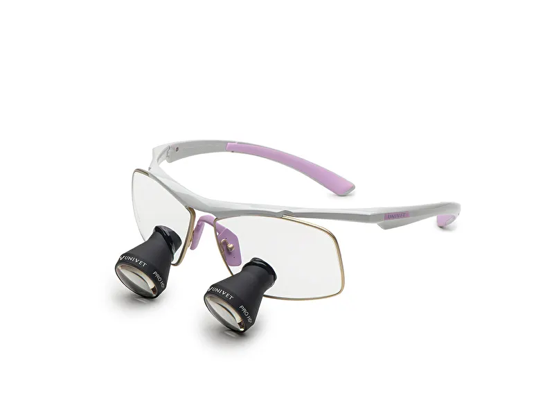 Techne GO, Galilei TTL Lupe 2,5×350, Größe S – weiß/Wisteria | 344918