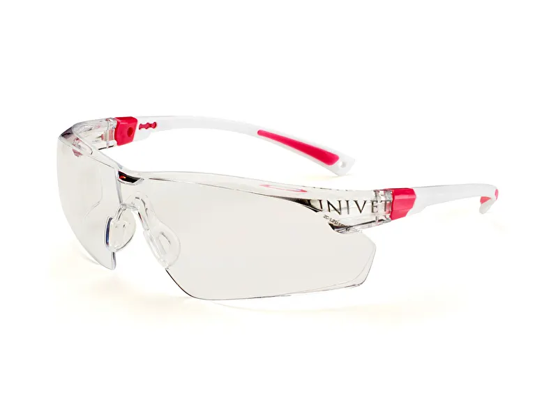 Schutzbrille 506 UP Weiß/Pink durchsichtig | 344974