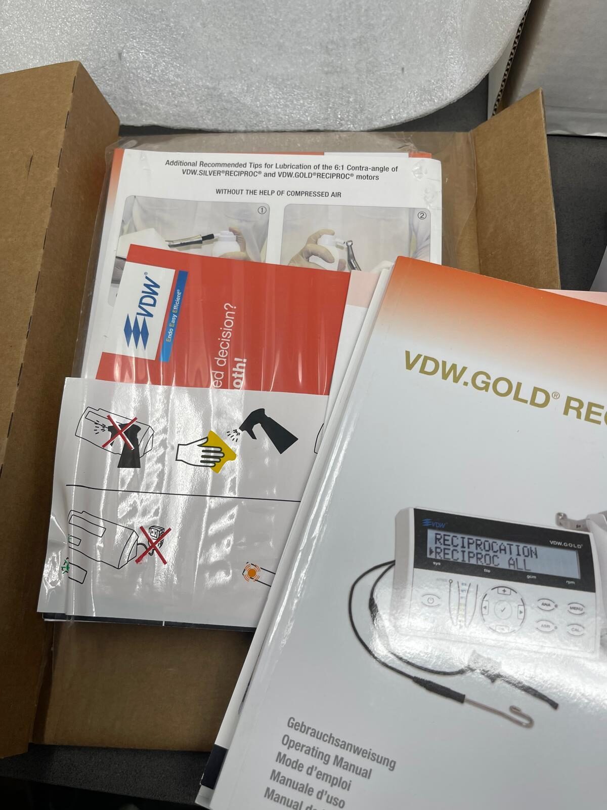 VDW Gold Reciproc Endo Motor | 354765