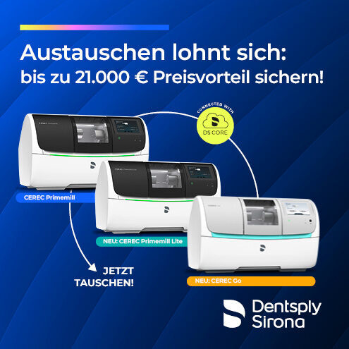 Dentspy Sirona – CEREC Workflow: Neue CAD/CAM-Fertigungslösungen mit Austauschvorteilen | 344417