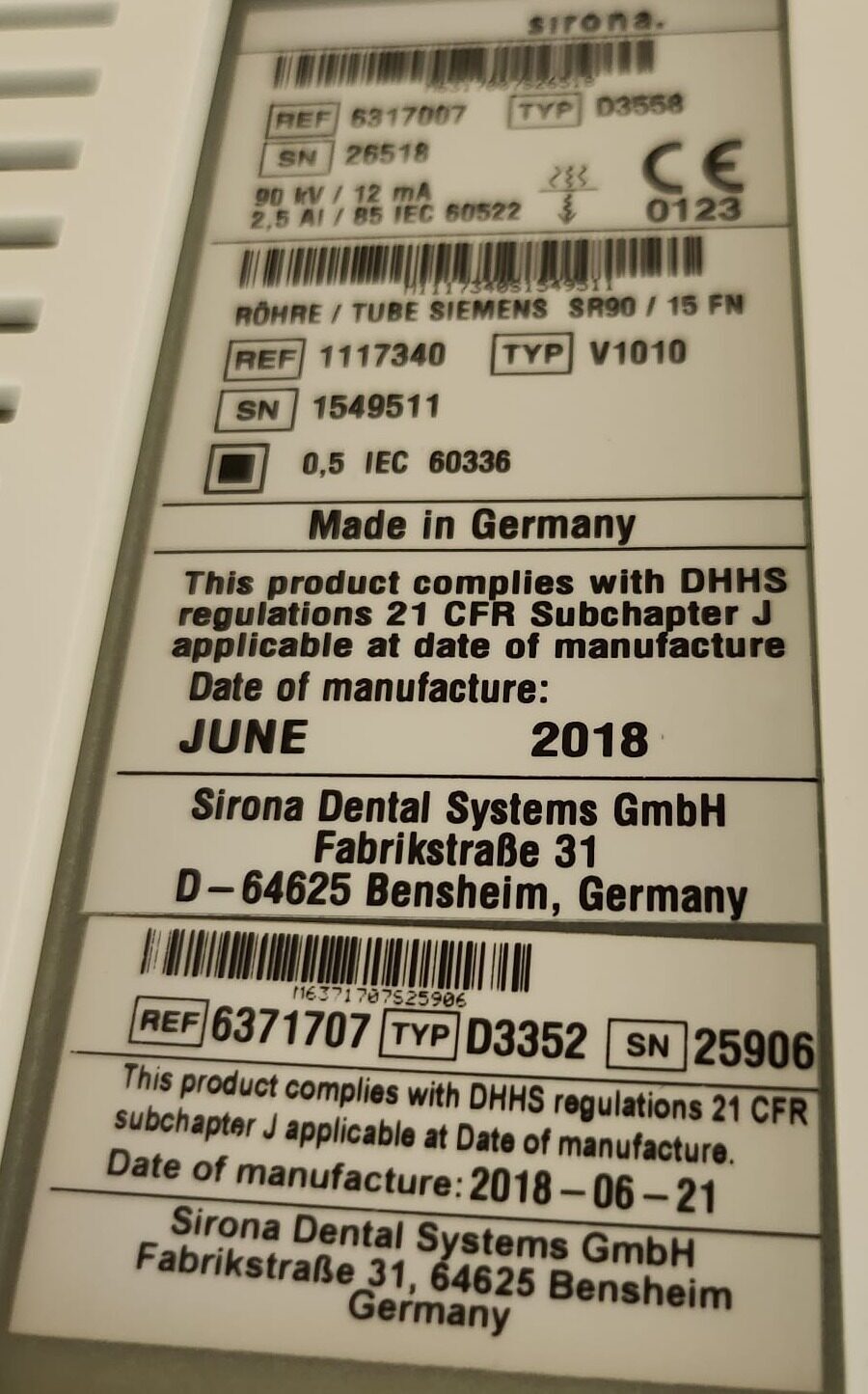Sirona Orthophos XG (Bj 2018) | 355121