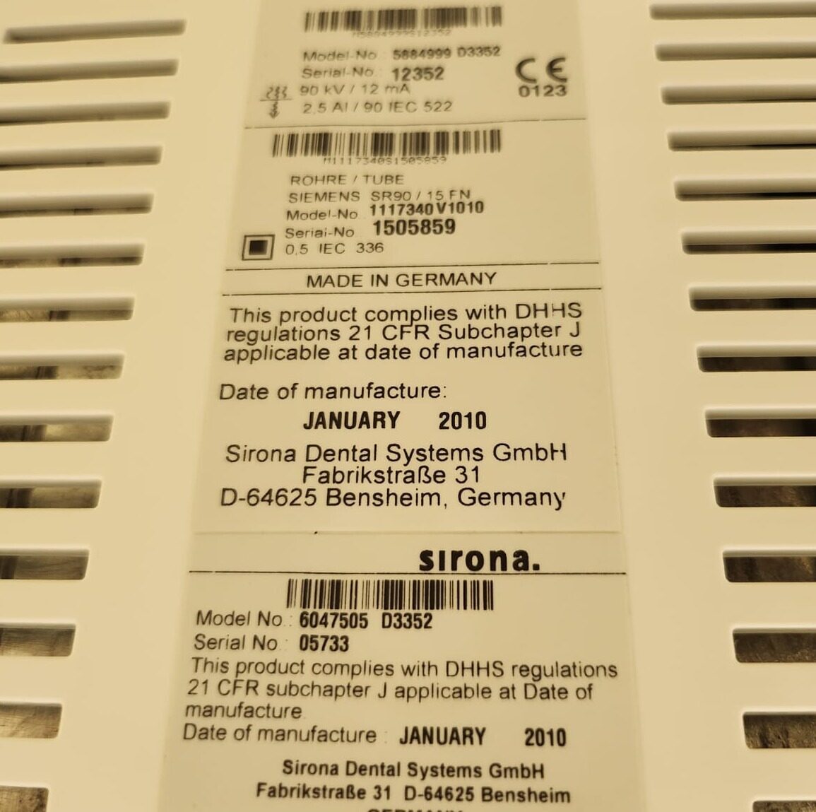 Sirona Orthophos XG 3 | 355116