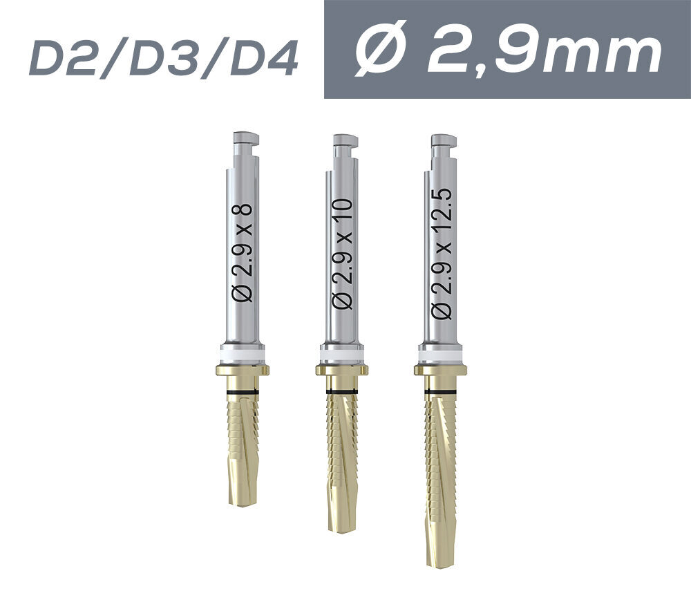 ICX-ALL-IN-ONE BOHRER, Ø 2.9mm D2/D3/D4 | 379510