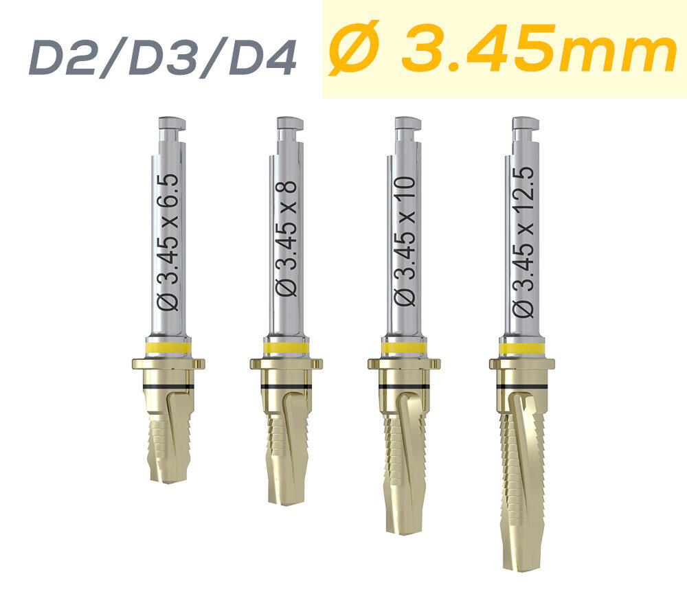 ICX-ALL-IN-ONE BOHRER, Ø 3,45mm D2/D3/D4 | 379617