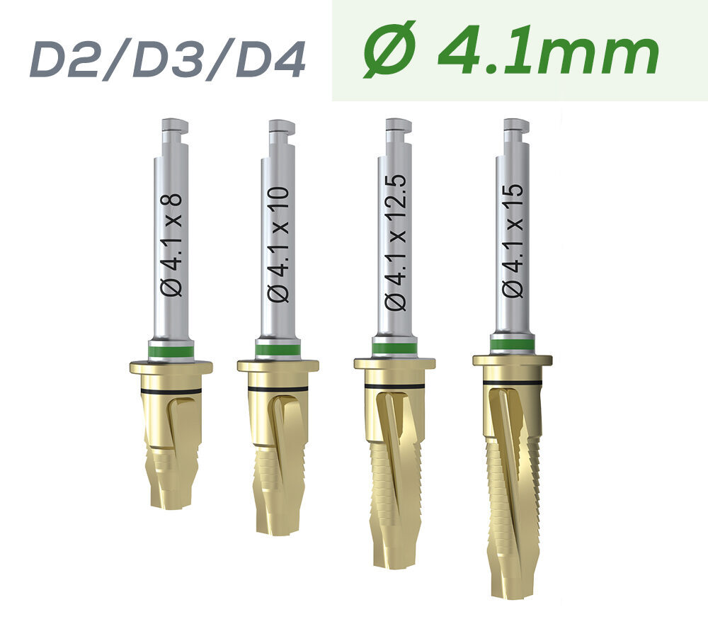 ICX-ALL-IN-ONE BOHRER, Ø 4,1mm D2/D3/D4 | 379540