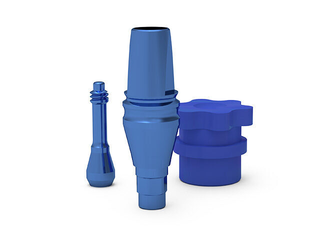 ICX-Titan Abdruckpfosten, blau, geschlossen, 3-teilig | 377249