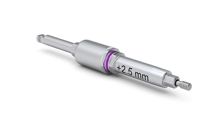 ICX-Einbringinstrument verschraubbar, ISOSchaft +2.5mm | 380112