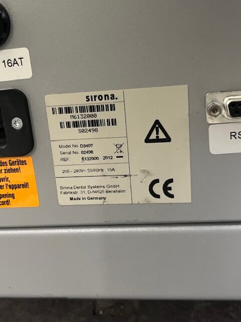 Sirona inFire HTC speed Sinterofen  D3497 Dental  (1 Heizelement Defekt) | 376328