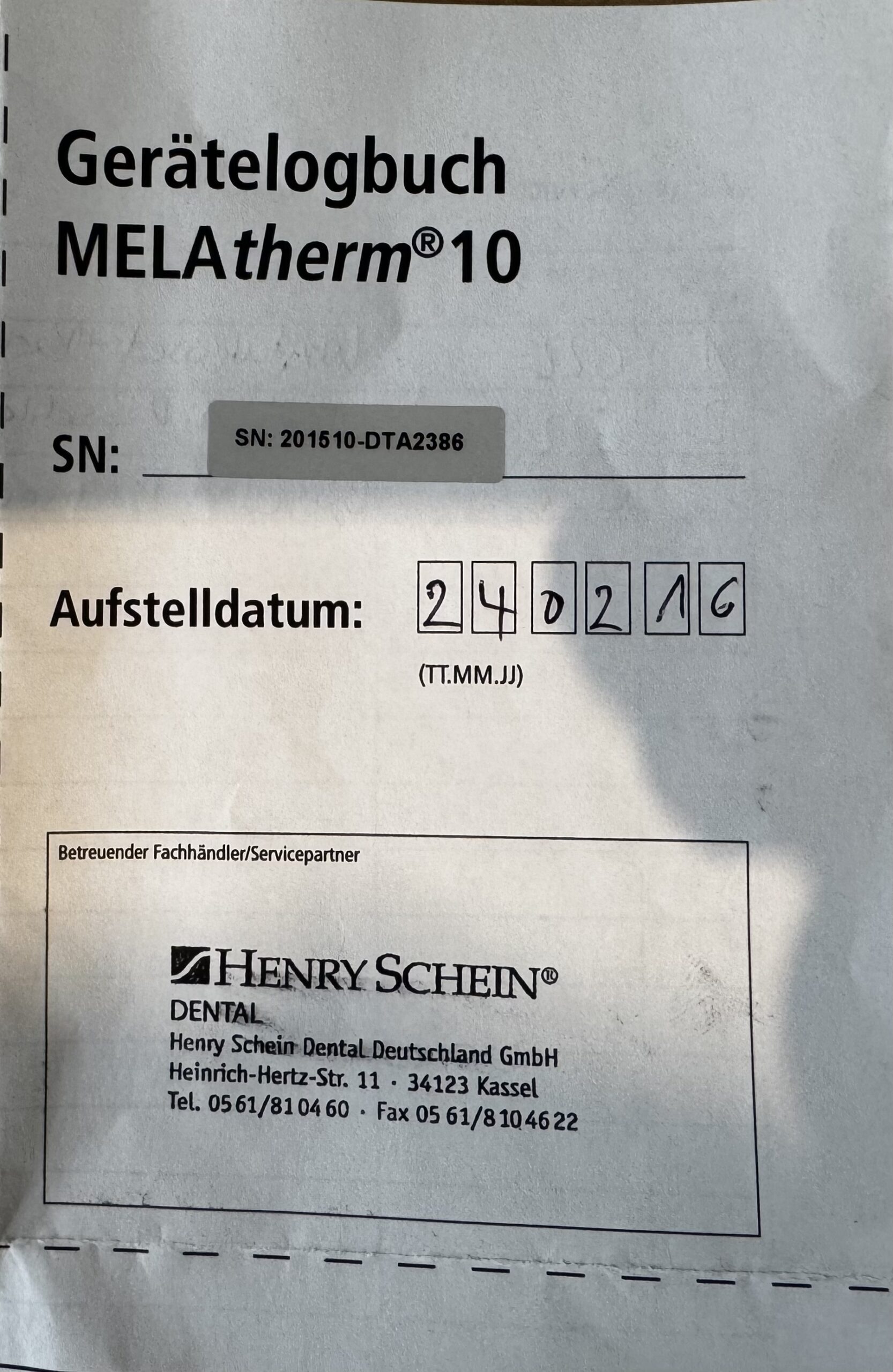 MELAG MELAtherm 10 DTA Reinigungs- u. Desinfektionsgerät RDG Thermodesinfektor Chargen 1.338 gewartet | 365978