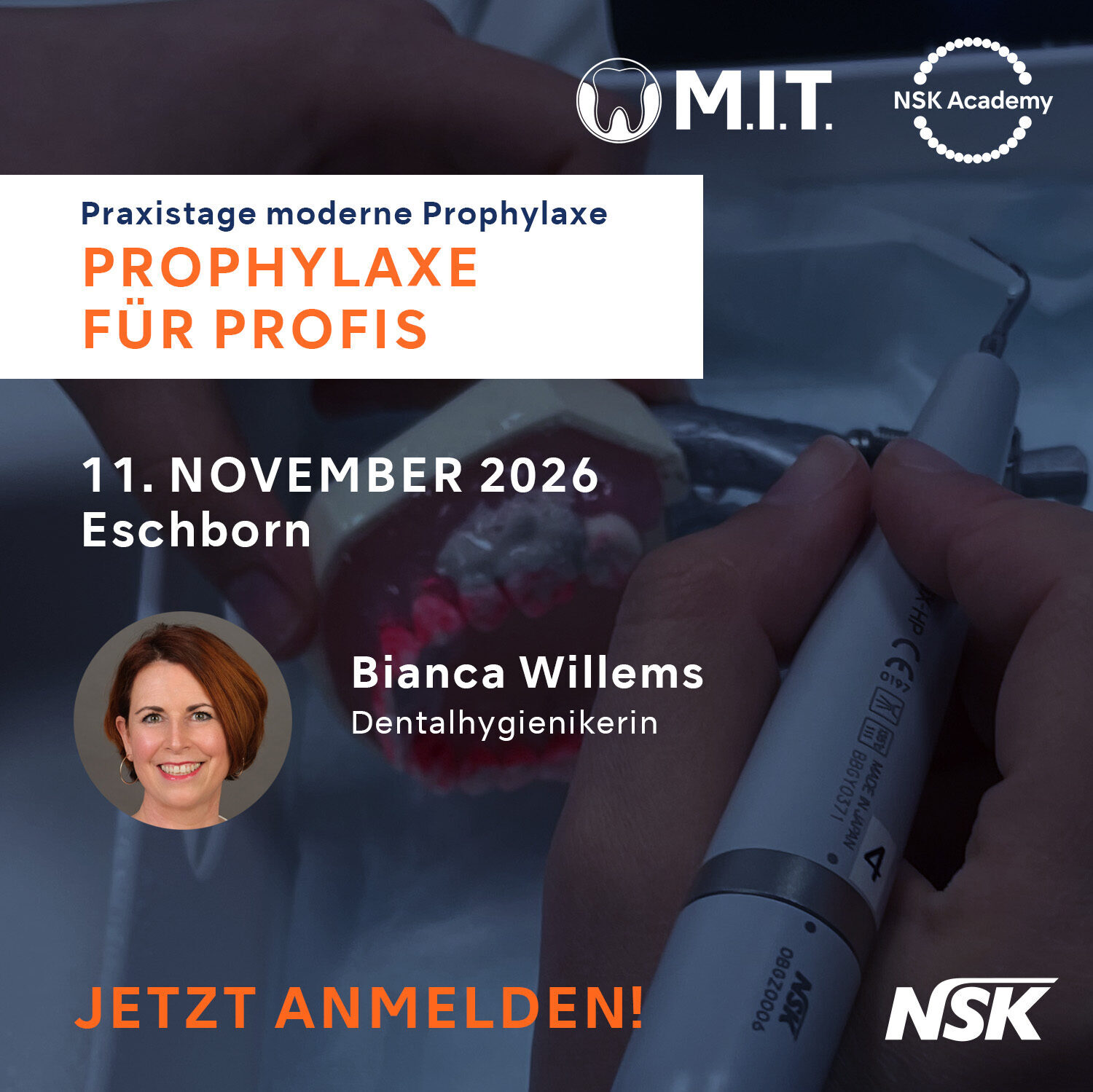 NSK Academy: Praxistage Moderne Prophylaxe 2026: Prophylaxe für Profis | 376780