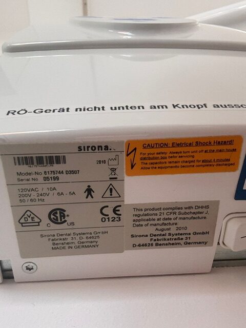Sirona Heliodent Plus Intra Oral Röntgengerät Bj2010 | 376320
