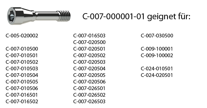 ICX-Verbindungsschraube, silber | 379736