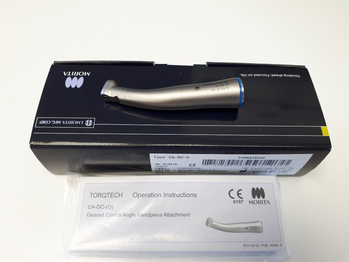 Morita TorqTech CA-DC-O Licht-Winkelstück, blau, 1:1 (Demo) | 373497