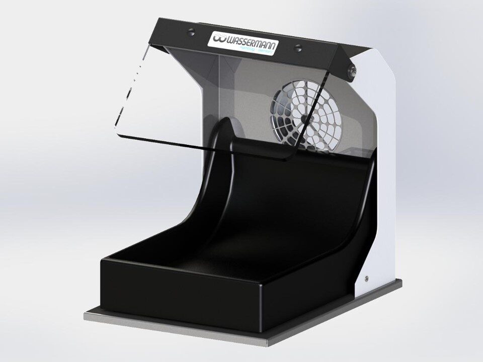 Wassermann Poliertrog mit Absaugstutzen | 373373