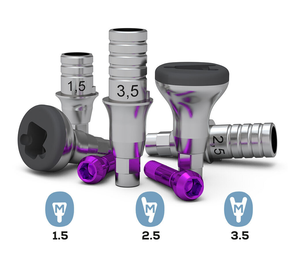 2er Sets – Ø3,45 Ø3,75 Ø4,1 Ø4,8 ICX-Implantate, Molar | 380396