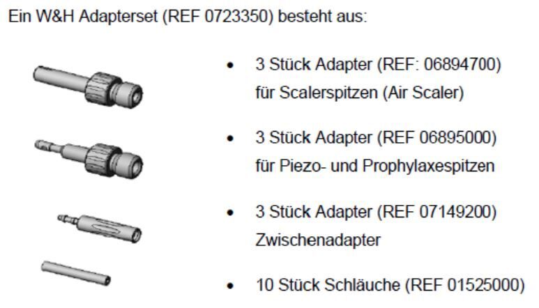 W&H Adapterset für RDG / Thermodesinfektoren | 374957