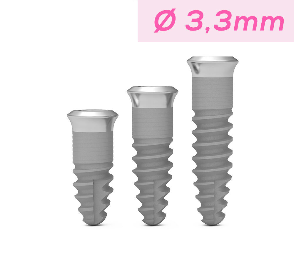 ICX-Premium TissueLevel Implantat, rosa Ø 3,3mm | 379217