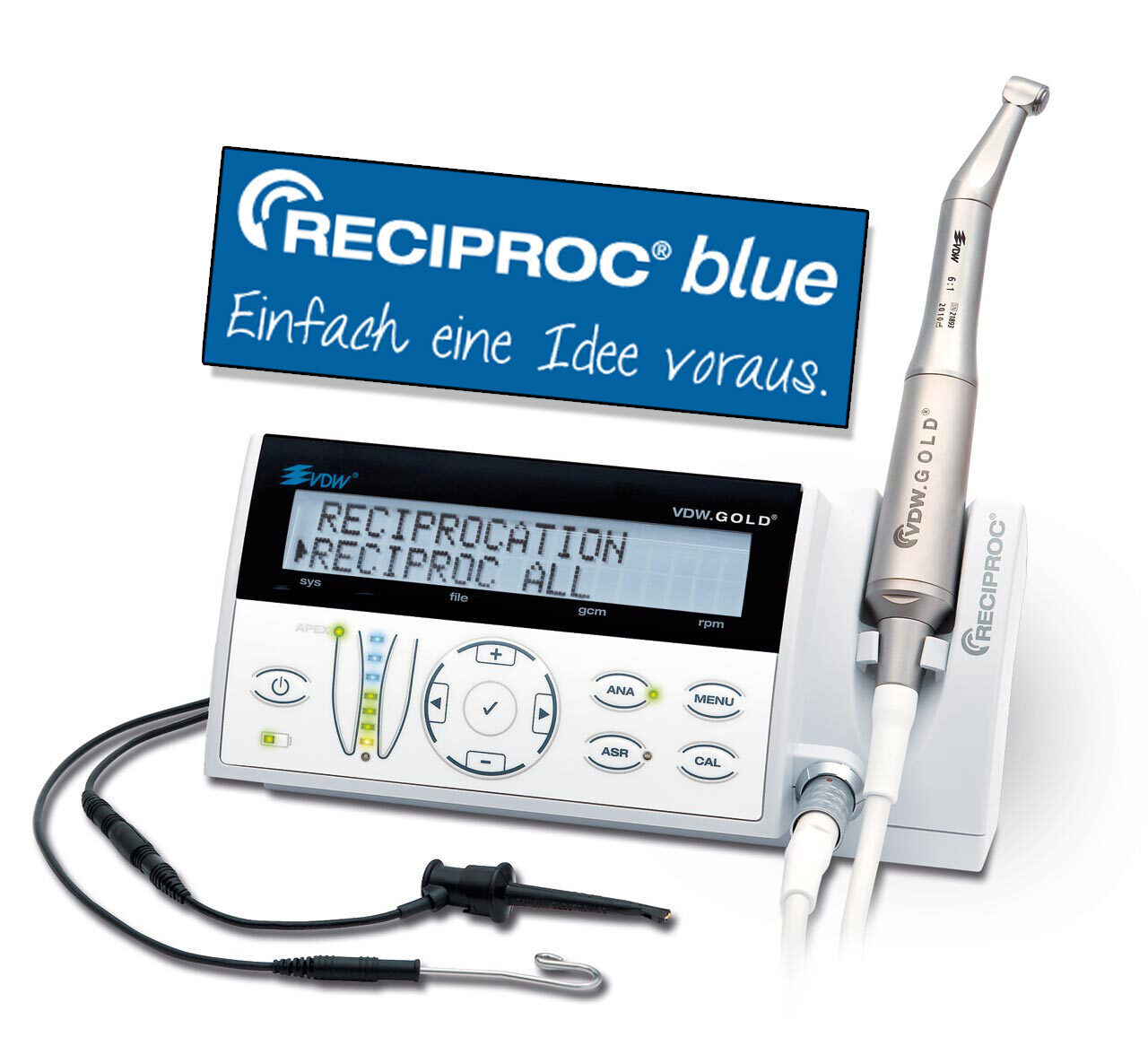 VDW Gold Reciproc Endomotor mit Systemkit BLUE | 373939