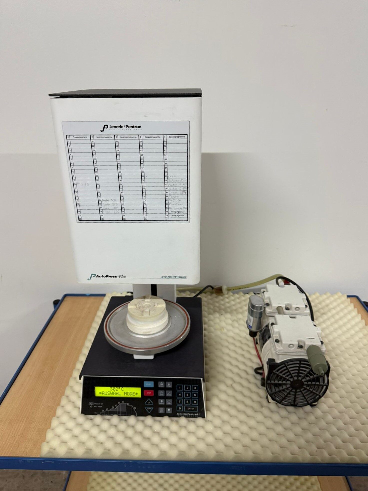 Jeneric Pentron AutoPressPlus Keramikofen Pressofen mit Pumpe Labor Dental | 383100