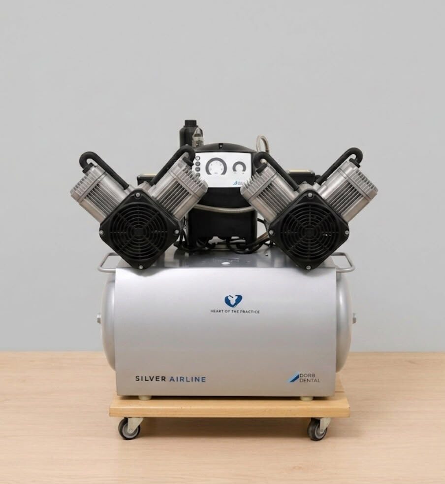 DÜRR Kompressor Duo Tandem 4152-54 mit Membran Trocknung 400V mit 2 Aggregaten | 382858