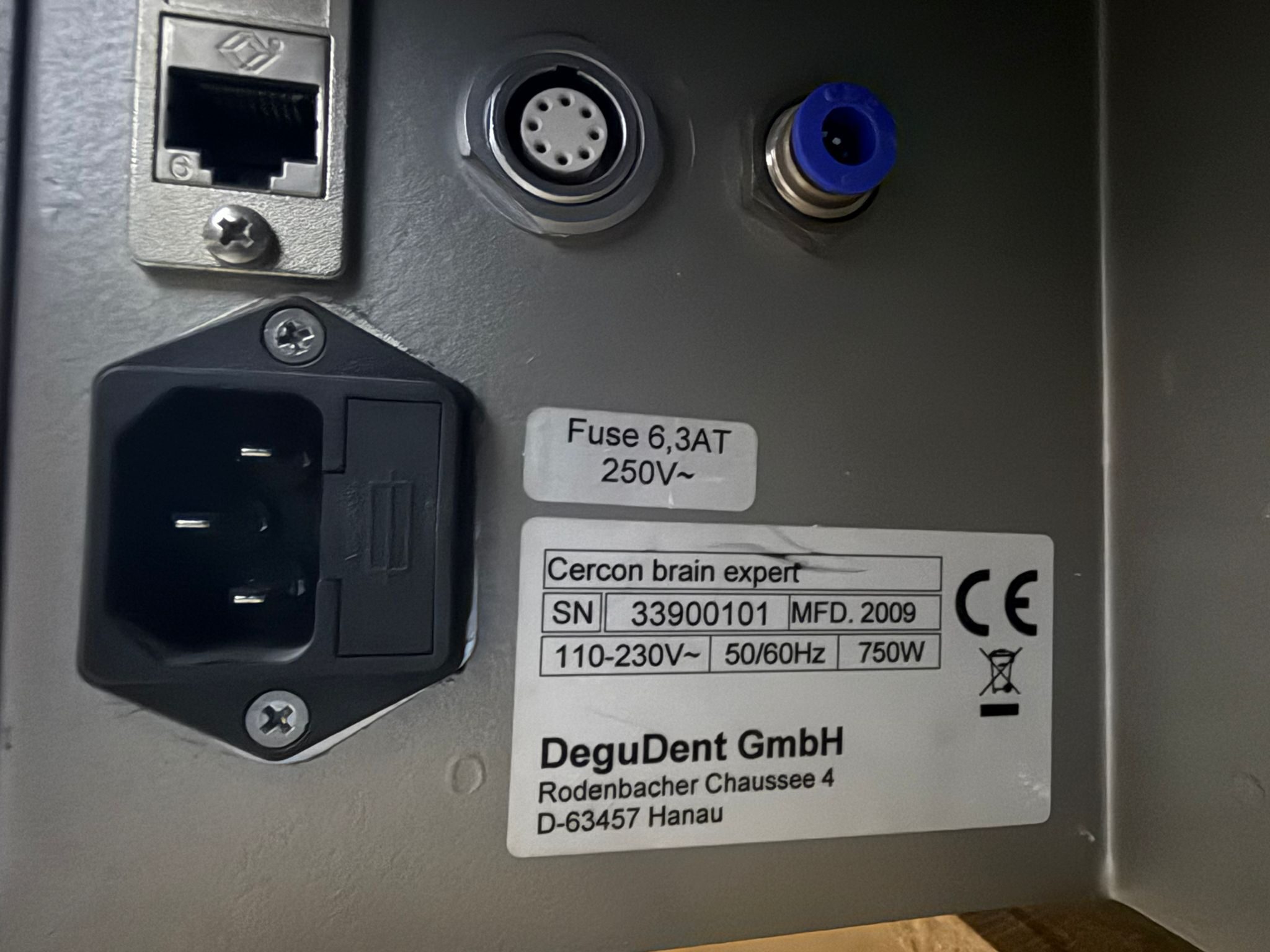 DeguDent Cercon brain expert Fräsgerät plus mit Absaugung für 98 ronden disc | 382831