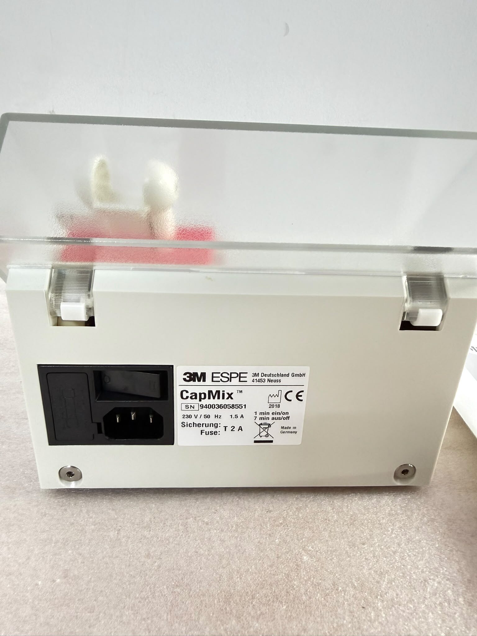 3M Espe CapMix Kapselmischer Kapsel Mischgerät Amalgammischer Dental Zahnarz TOP | 383502