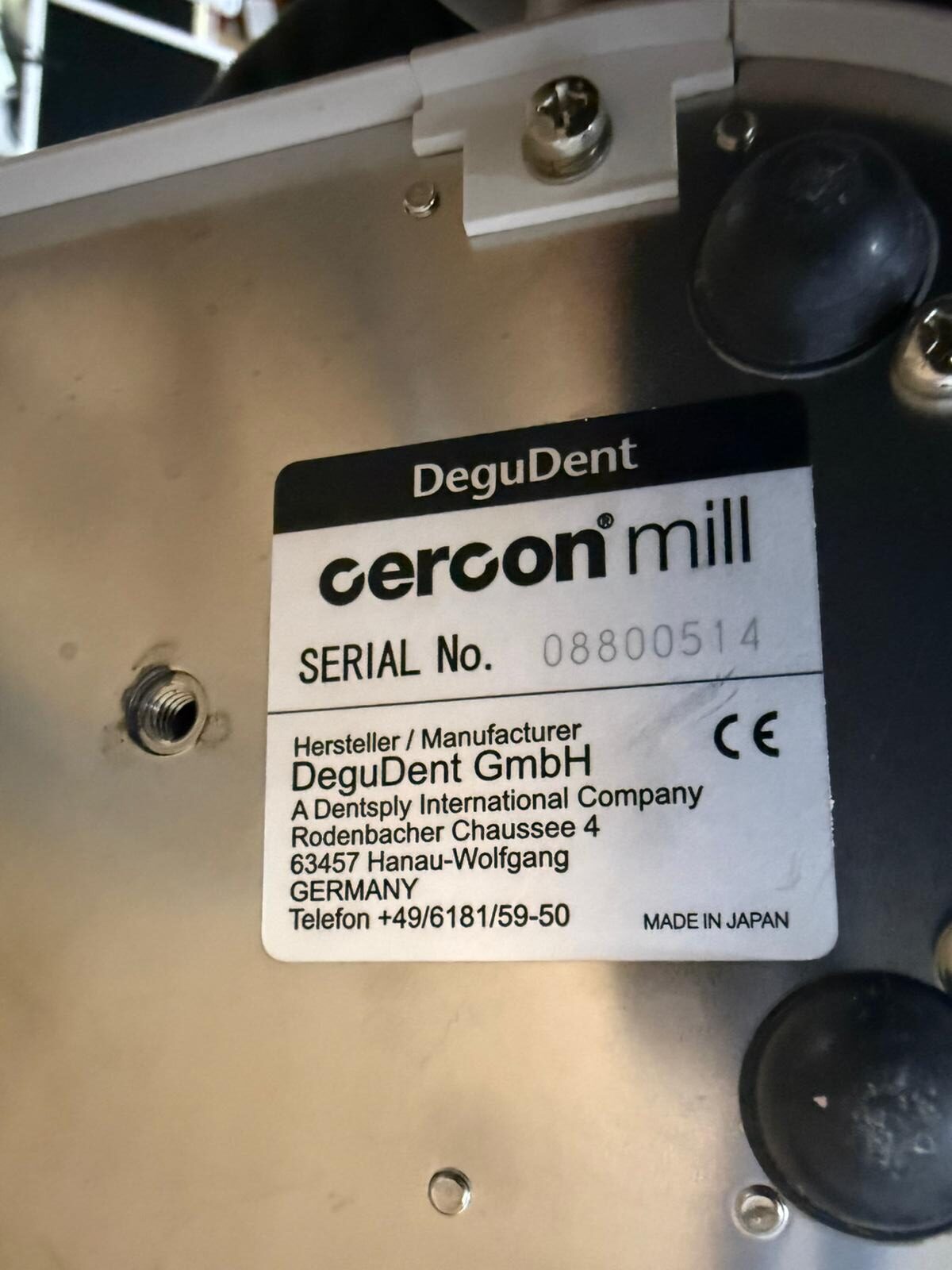 Degudent Cercon Mill Wasserturbine | 383570