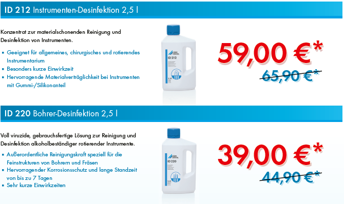 Instrumenten Fokus – attraktive Sonderkonditionen für Instrumentendesinfektion | 380768