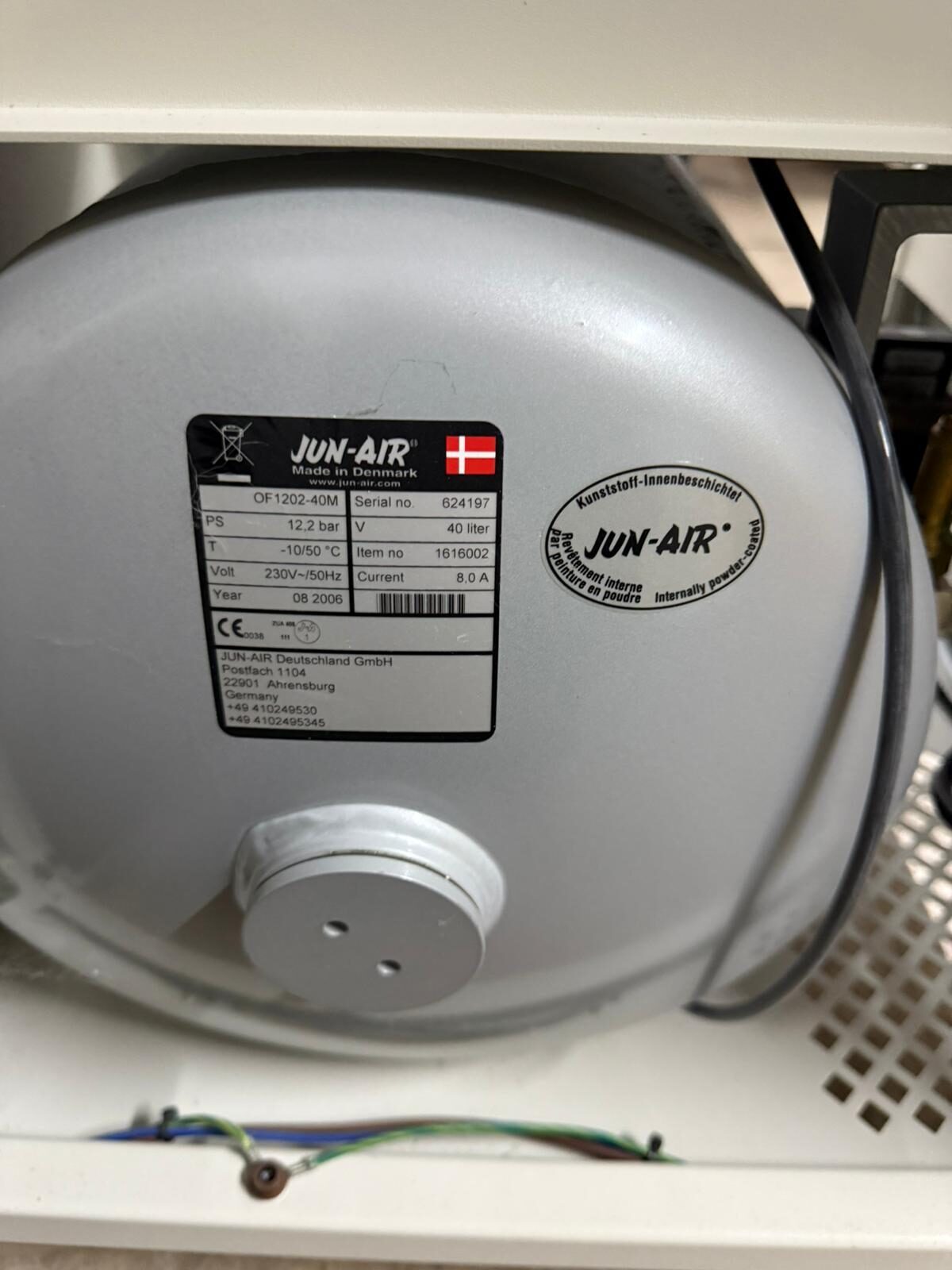 Jun Air Kompressor Trocknungsanlage Schallschutzschrank auf Rollen Dental Labor | 383078