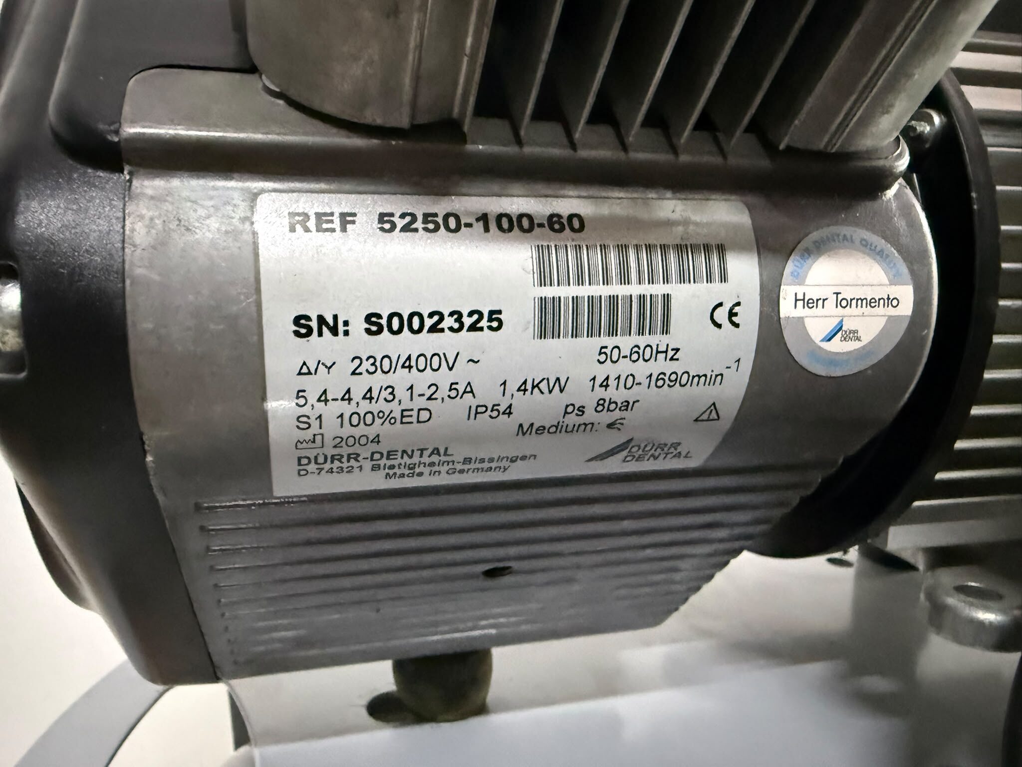 Dürr Dental Duo Silver Airline Kompressor 400V Trocknungspatrone | 383595