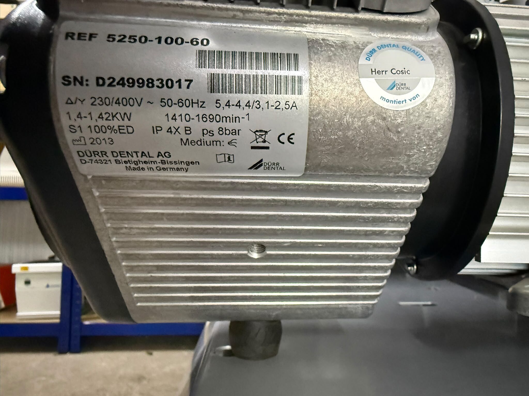 Dürr DUO Tandem Kompressor 4152-51 Bj. 2013 2 Aggregat 4 Zylinder Trocknung TOP | 383603