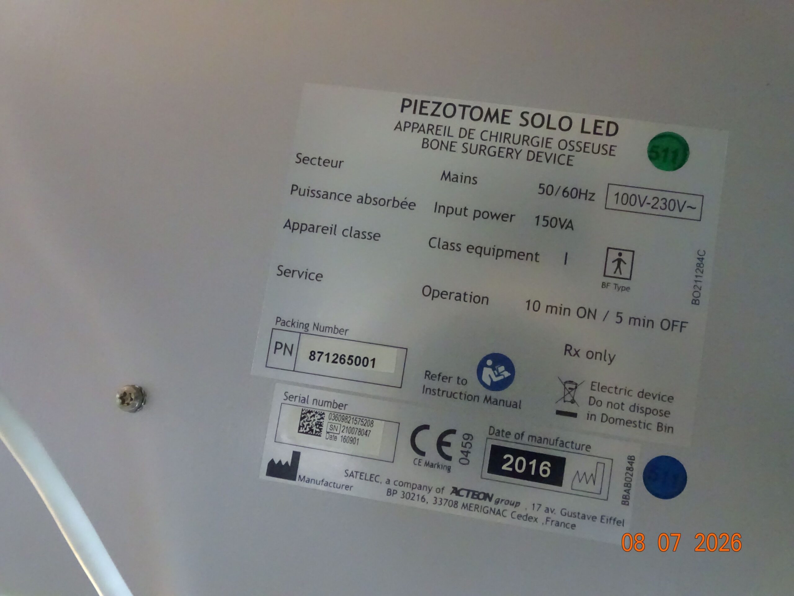 Acteon Piezotome Solo LED mit viel Zubehör | 381209