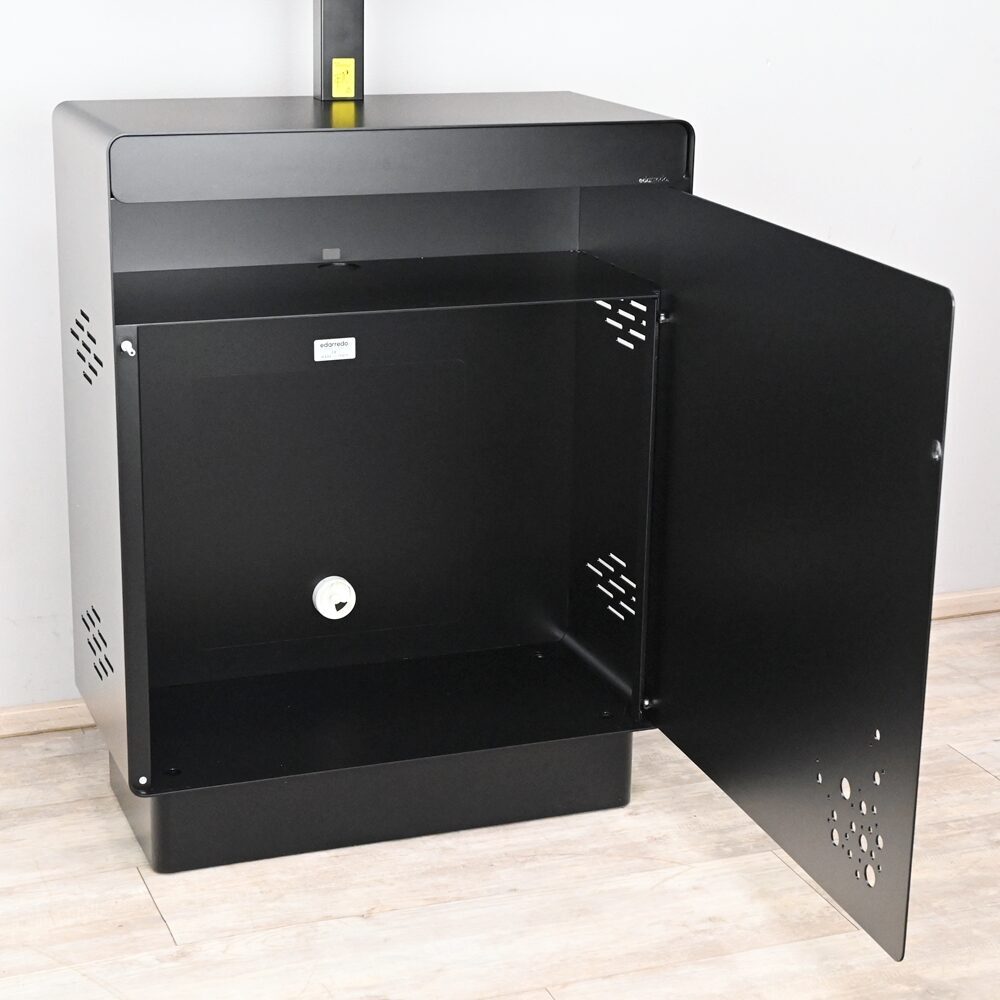 Edarredo Didi Workstation für PC im Röntgenraum aus Stahl Schrank Computerschrank Ausstellungsstück | 382824