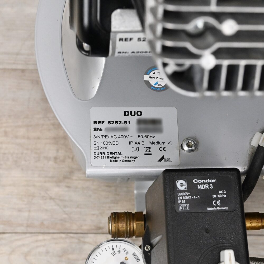 Dürr Dental Duo Silver Airline Kompressor 400V gebraucht geprüft | 382983