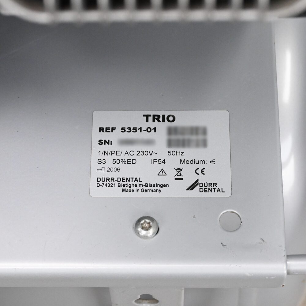 Dürr Dental Trio Tandem Silver Airline Kompressor 230V gebraucht geprüft | 382975