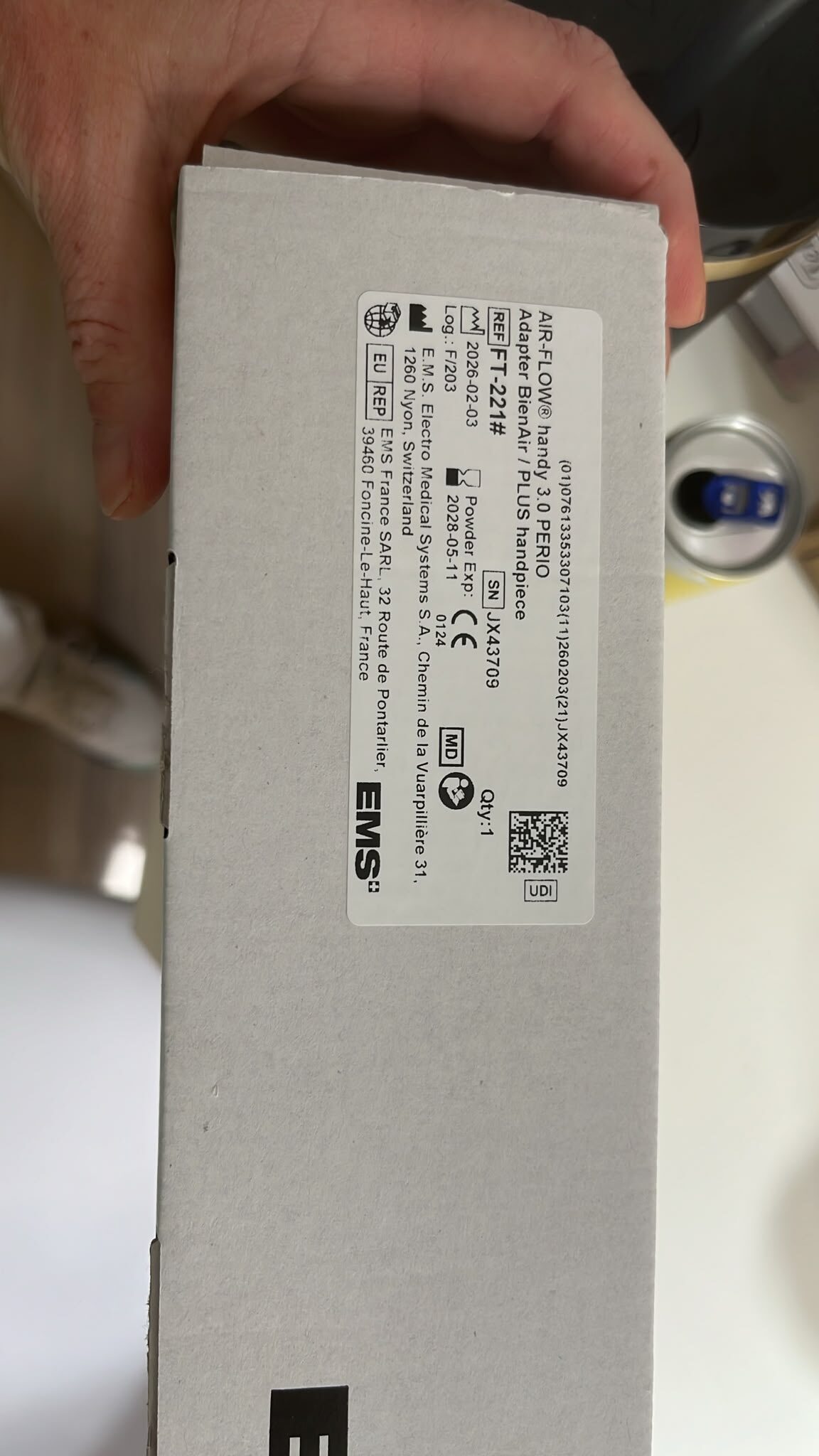 EMS AIRFLOW® handy 3.0 Plus Komplettset – Bien-Air Kupplung – unbenutzt / originalverpackt | 381037