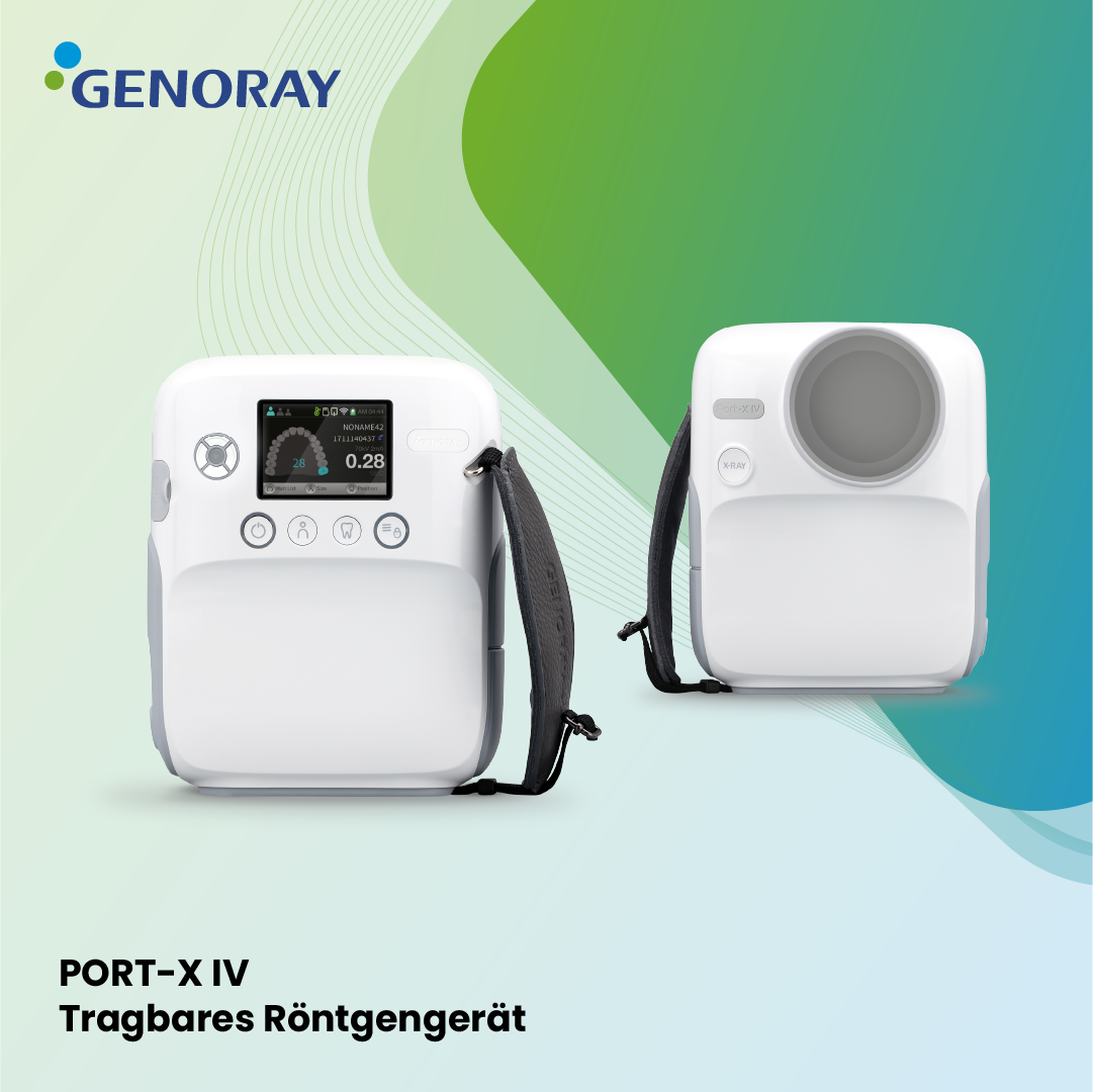 GENORAY – Mobiles Röntgengerät Port X IV mit Sensor Apple iPad und  (inkl. 12 Monate Service- und Wartungspaket) | 380950