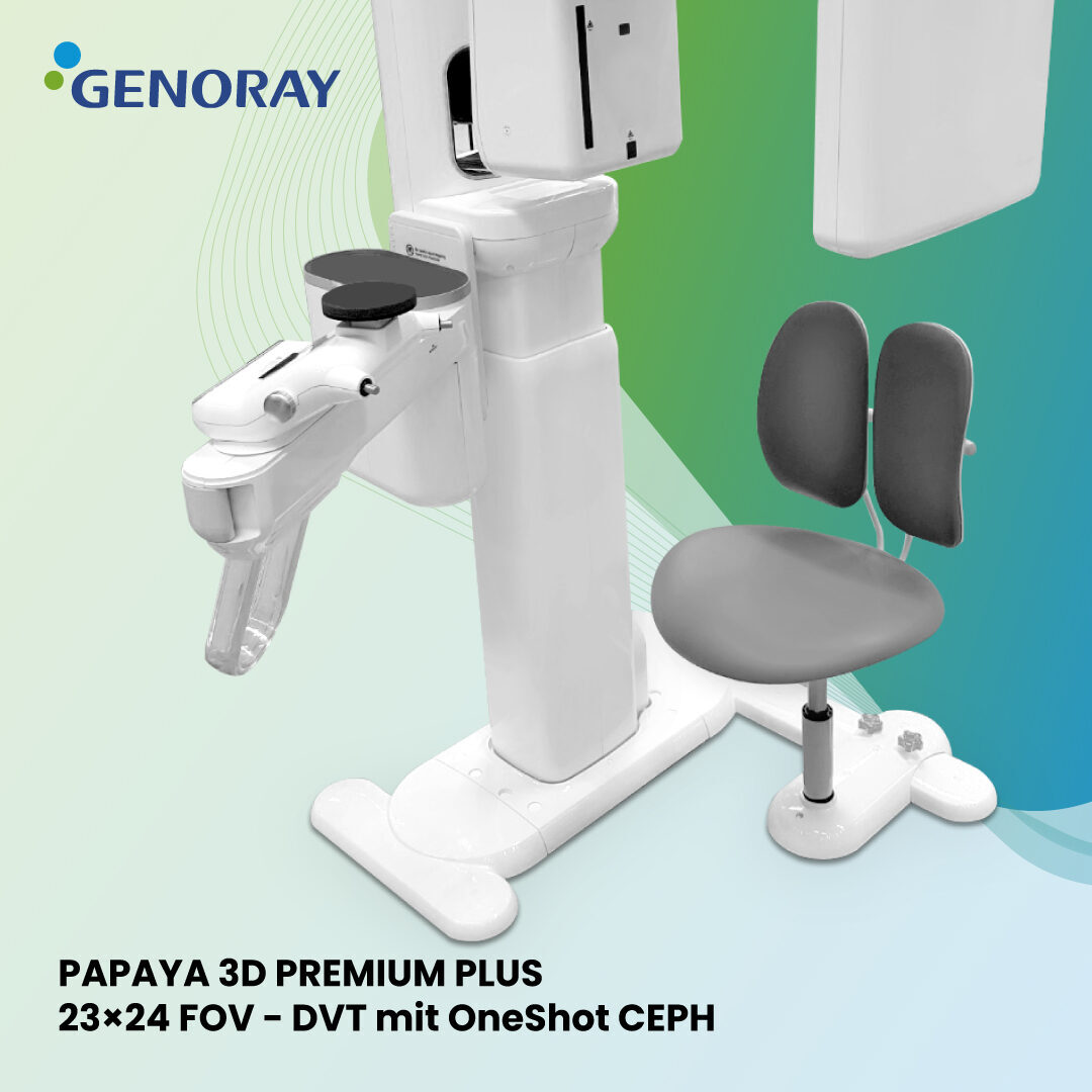 GENORAY Röntgengerät PAPAYA 3D PREMIUM „23×24 FOV“ DVT mit OneShot CEPH | 380999