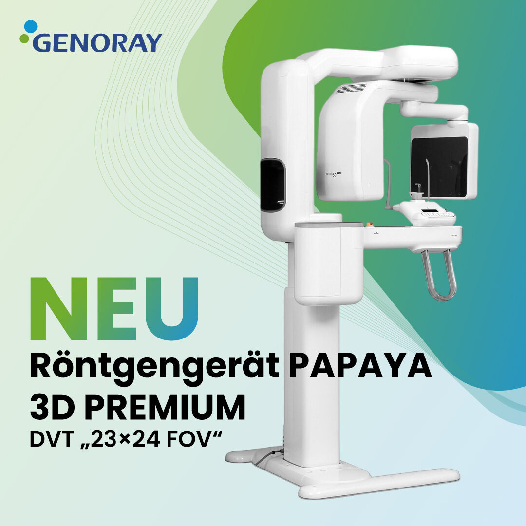 GENORAY Röntgengerät PAPAYA 3D PREMIUM – DVT „23×24 FOV“ | 380994