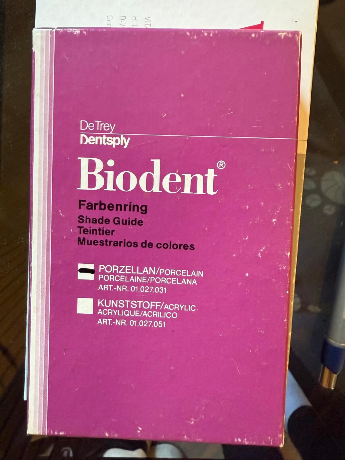 Zahnfarbpalette Biodent Dentsply | 383359