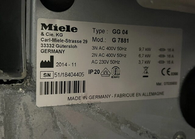Miele Professional G7881 Thermodesinfektor Dental | 383633