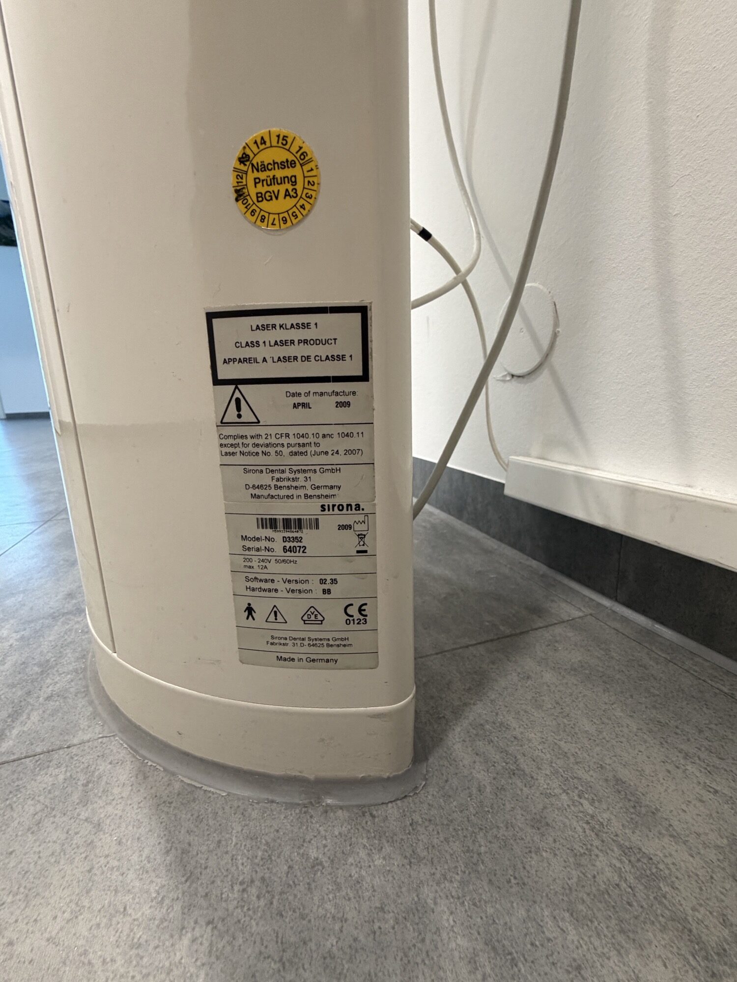 Sirona Ortophos 5 XG OPG defekt | 383340