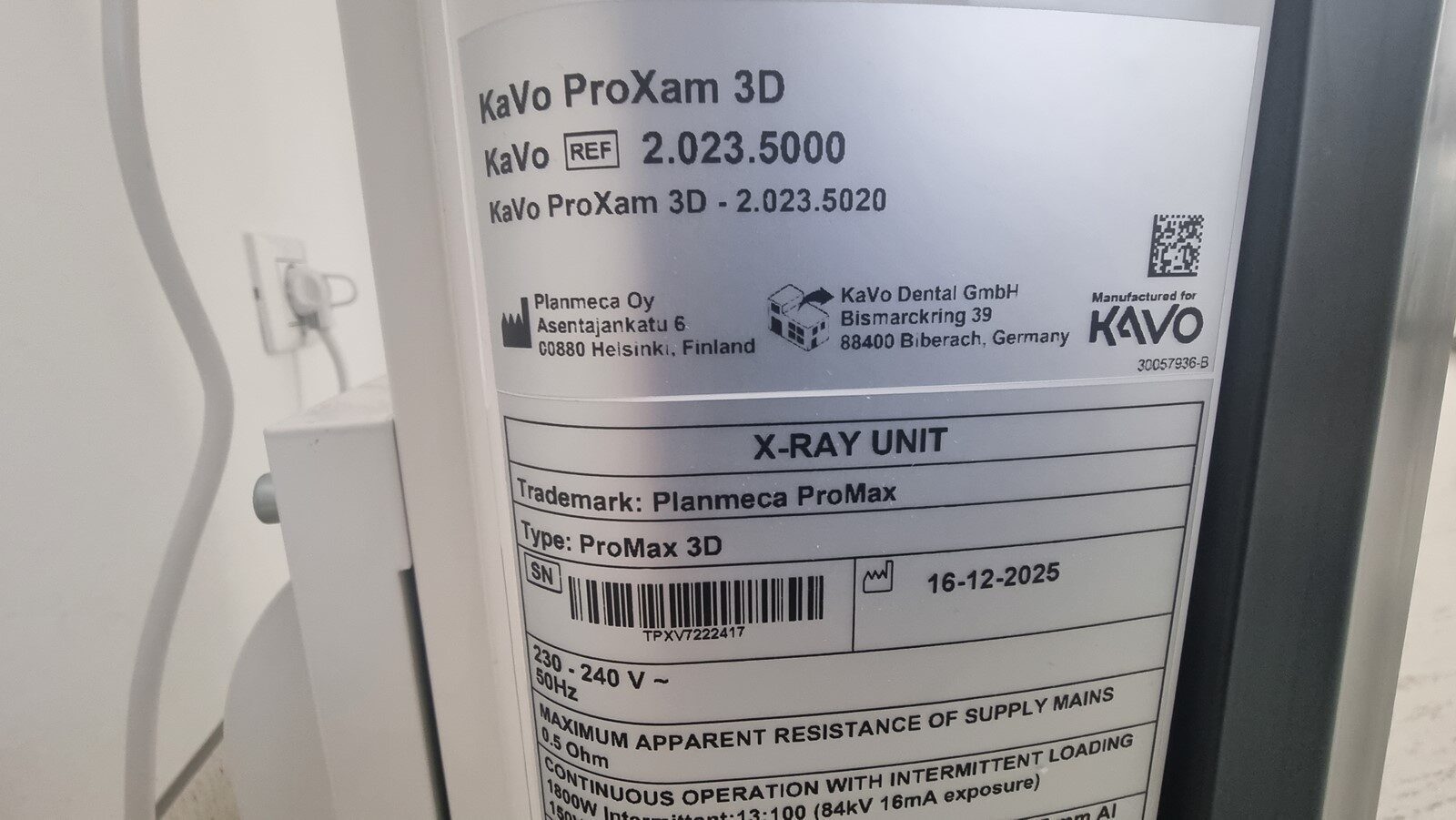 KaVo ProXam 3D – DVT – Ausstellungsstück – Baujahr 2026 inkl. Gewährleistung | 382418