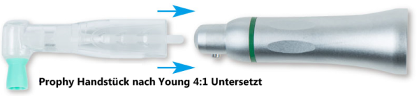 L10-4PY Handstück nach Young* o. Licht 4:1 Untersetzt | 382061