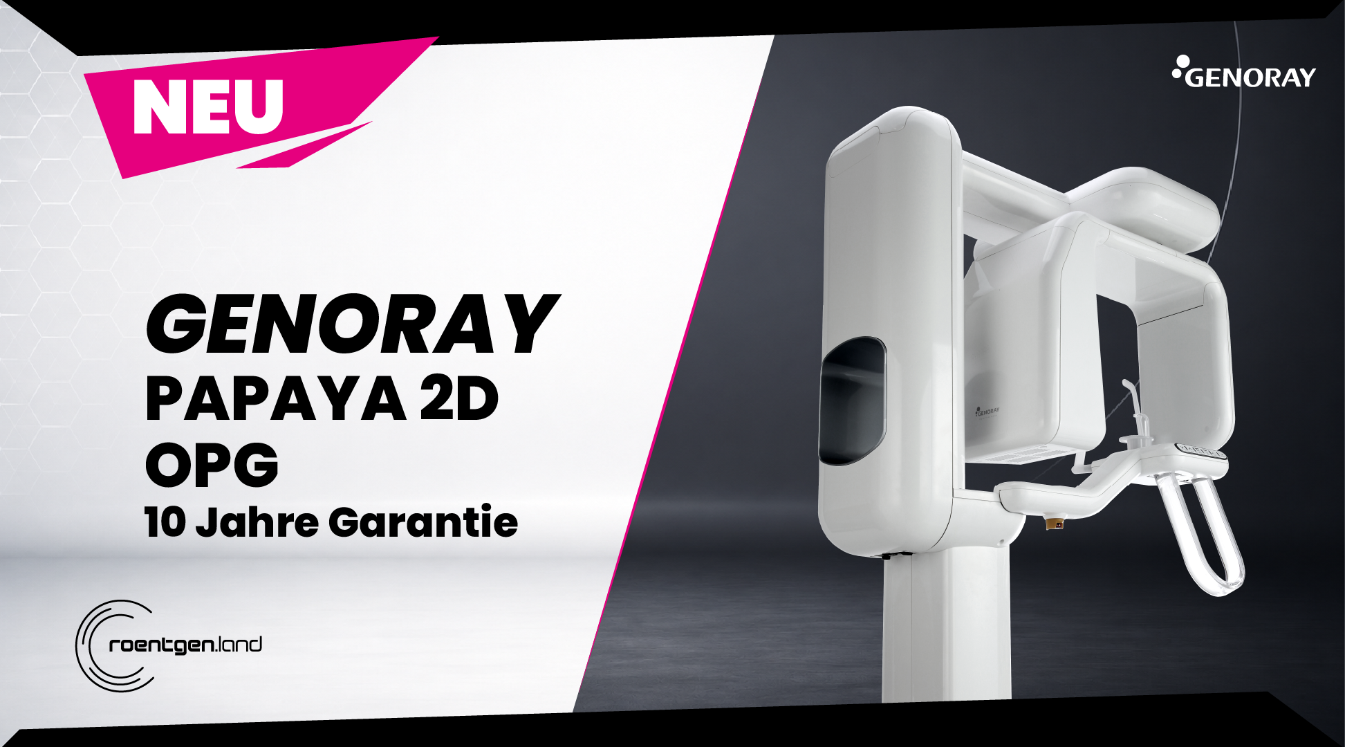 GENORAY PAPAYA 2D – OPG „inkl. Installation, Workstation, Befundmonitor“ | 382310