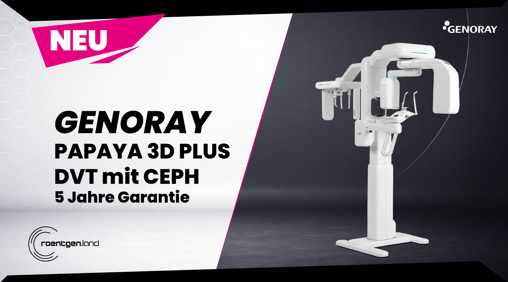 GENORAY PAPAYA 3D + CEPH –  „inkl. Installation, Workstation, Befundmonitor“ | 382330